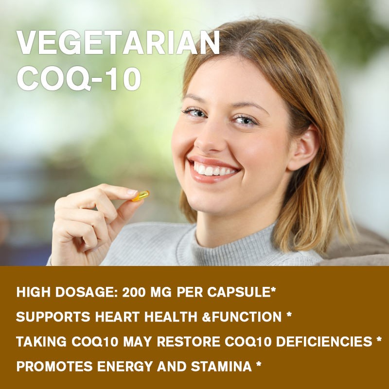 COQ10 Softgel Capsules Manufacturer - Private Label Heart Brain