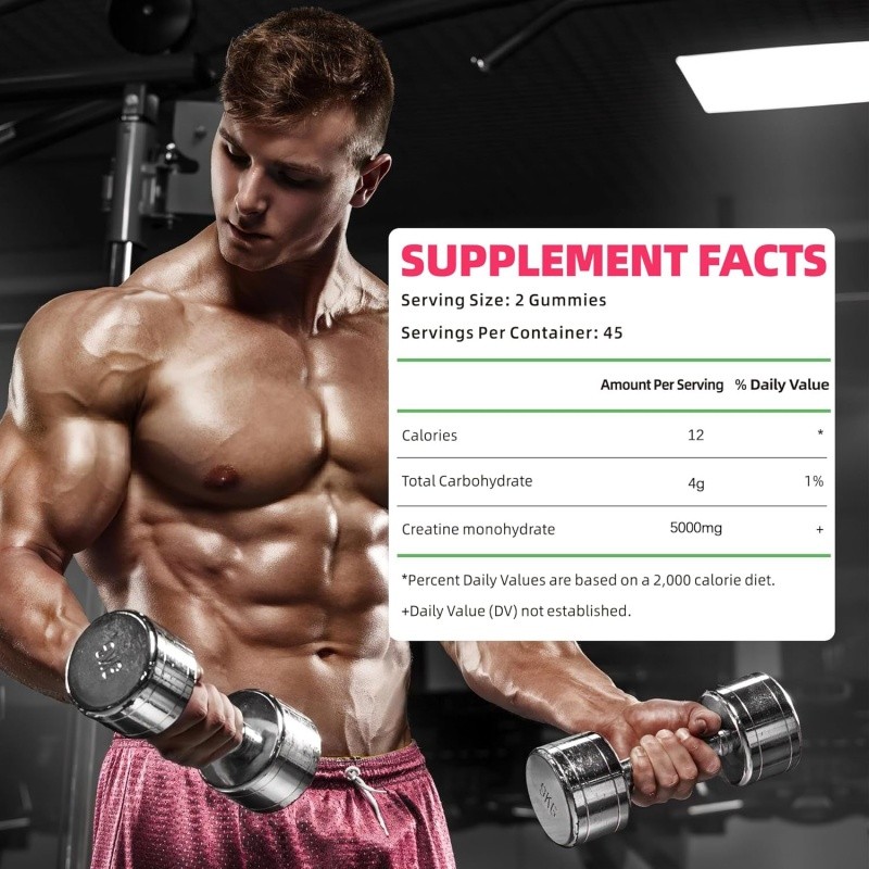 Creatine Gummies Manufacturer - OEM Private Label 5000mg Pre Workout