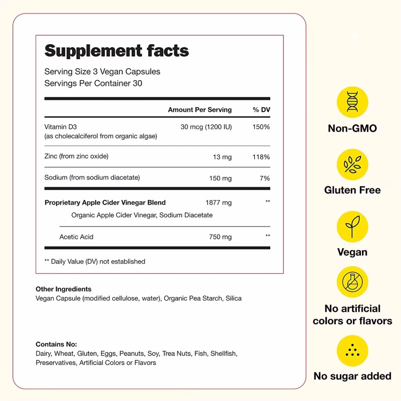 Apple Cider Vinegar Capsules Manufacturer - Professional Women Health