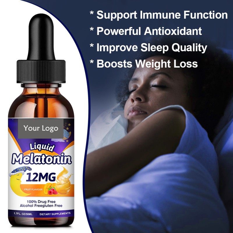 Melatonin Oral Liquid Manufacturer - Private Label 30ml Natural Plant