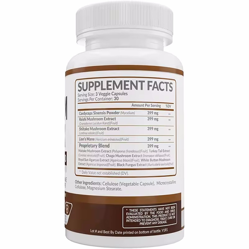 Mushroom Capsules Manufacturer - Wholesale Bulk Men Health Supplement