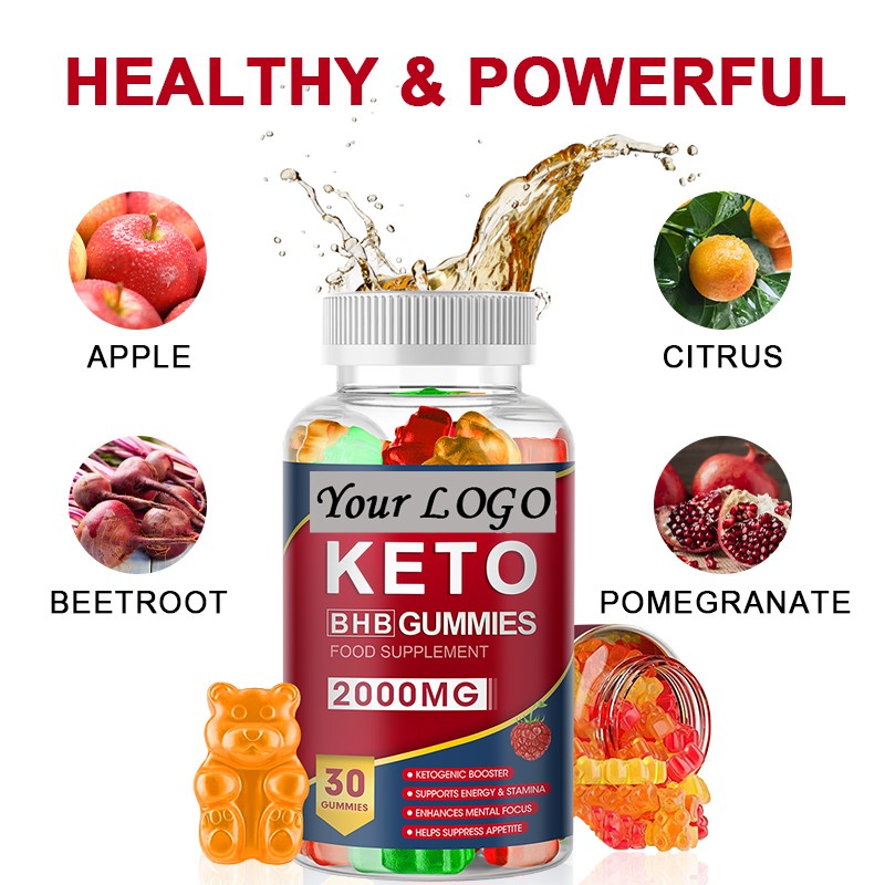 Keto BHB ACV Gummies Manufacturer - Private Label 30pcs 60pcs