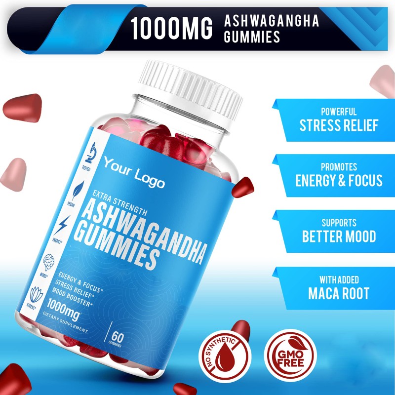Ashwagandha Gummies Manufacturer - Ksm 66 Herbal Stress Relief