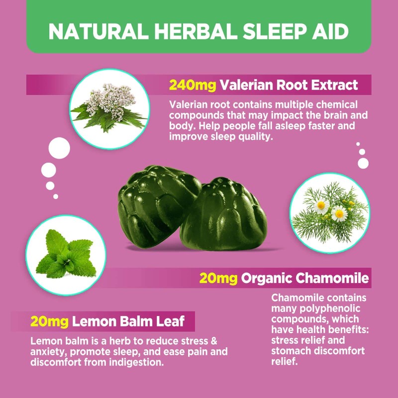 Sleep Gummies Manufacturer - OEM Private Label Valerian Organic