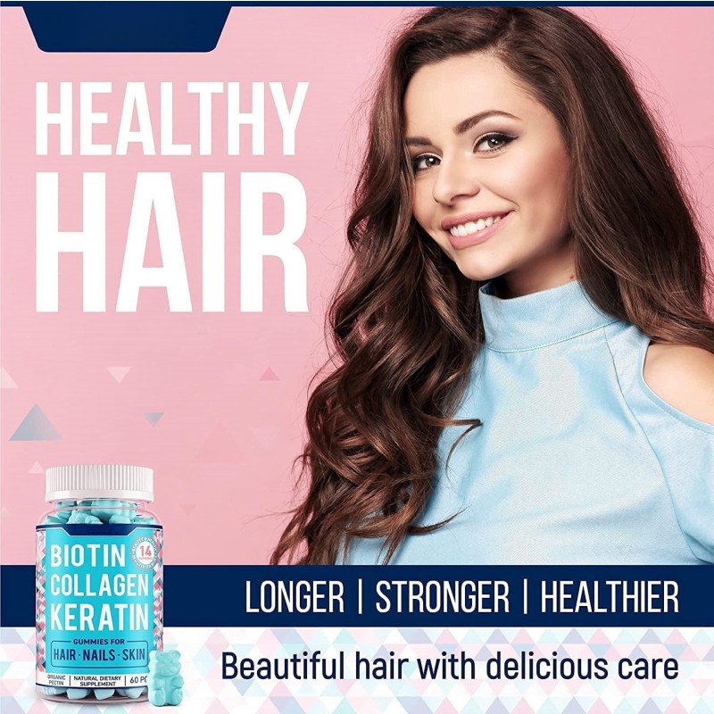 Biotin Gummies Manufacturer - Bulk Sale Non GMO Hairfluence