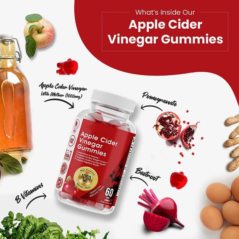 Apple Cider Vinegar Gummies Manufacturer - Private Label Healthy Supplement