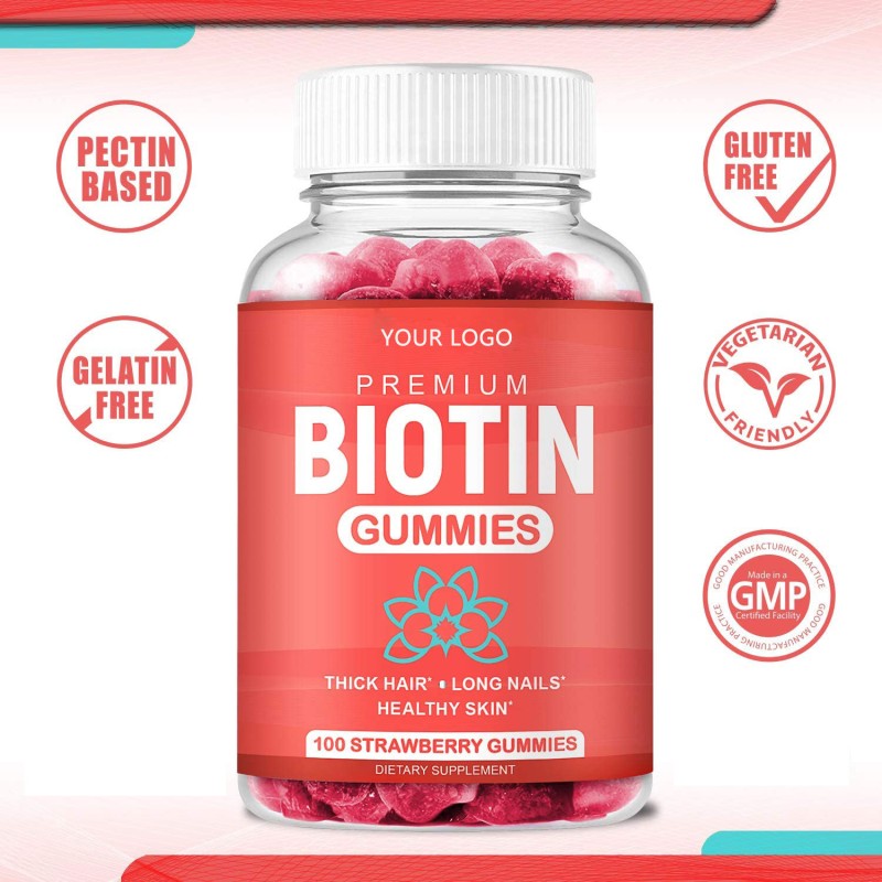Biotin Gummies Manufacturer - Pure Natural Vegan Hair Growth
