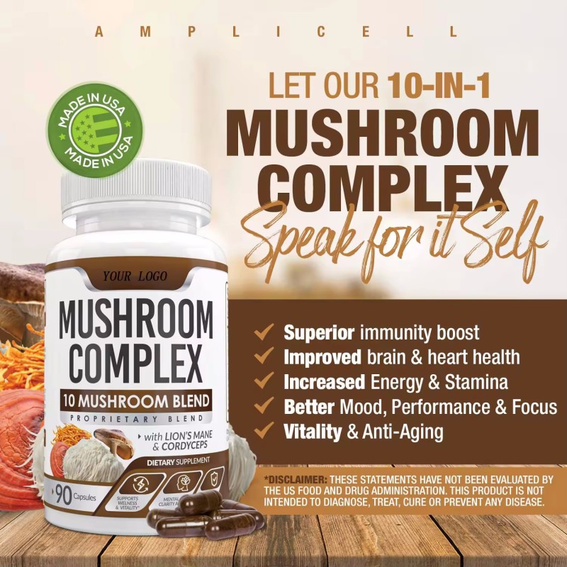 Mushroom Capsules Manufacturer - Wholesale Bulk Men Health Supplement