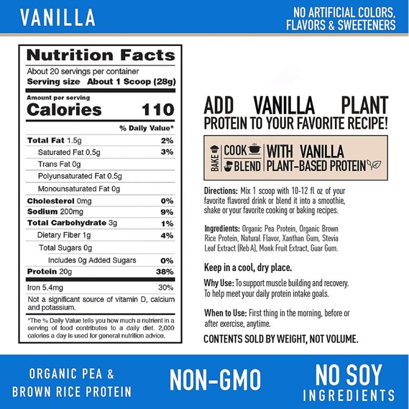 Plant Protein Powder Manufacturer - Wholesale OEM ODM Vegan