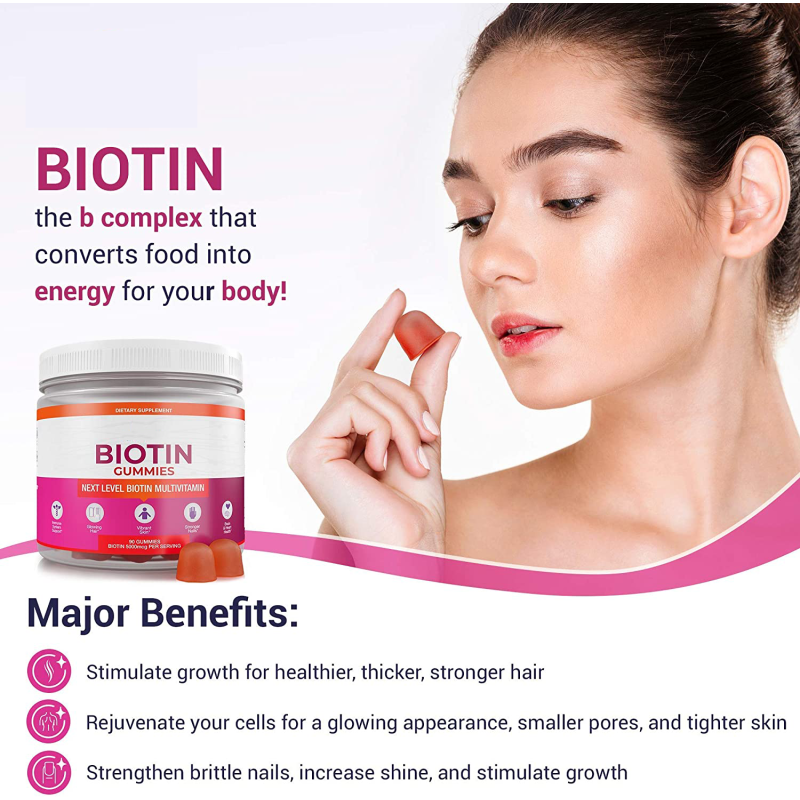 Hair Vitamins Gummies Manufacturer - 2025 OEM Vegan Biotin Care