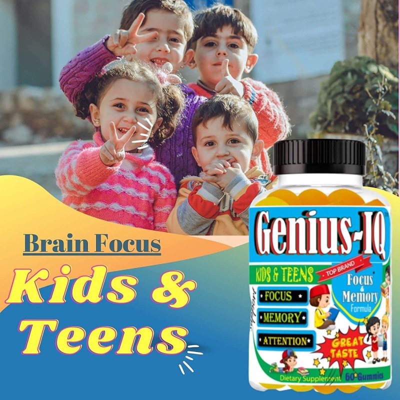 Focus Gummies Manufacturer - 100% Organic Kids IQ Brain