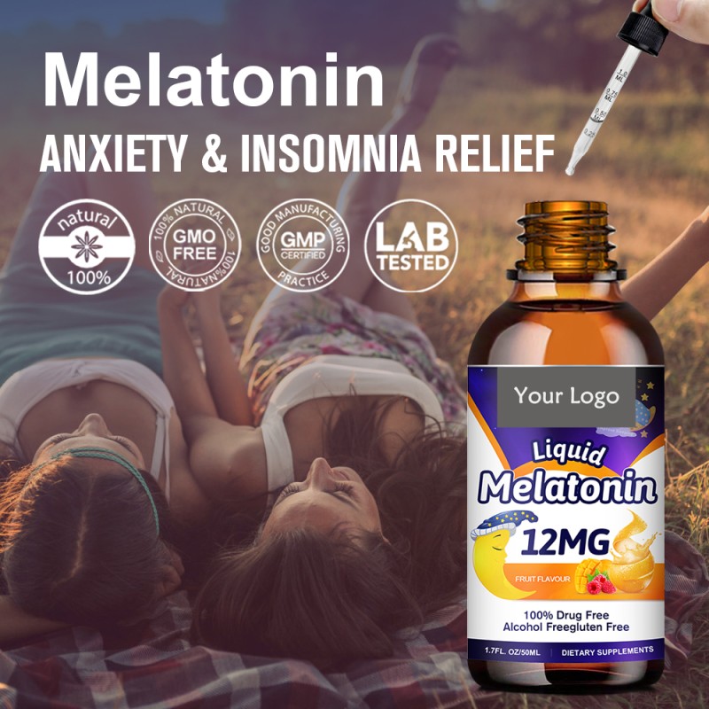 Melatonin Oral Liquid Manufacturer - Private Label 30ml Natural Plant