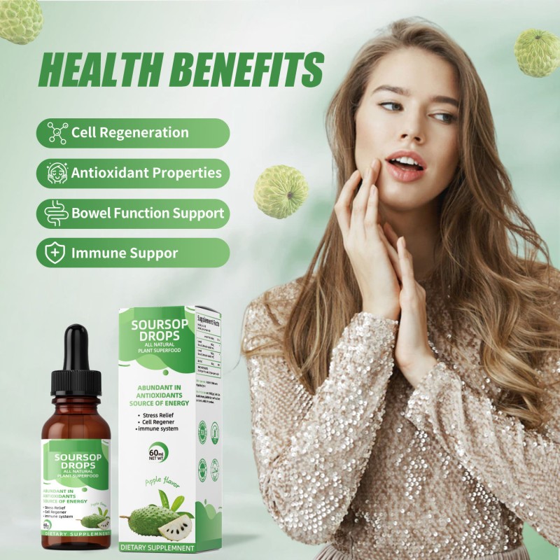 Soursop Leaves Liquid Drops Manufacturer - OEM Detox Cleanse