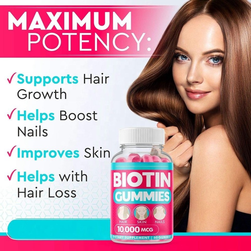Biotin Gummies Manufacturer - Hot Selling Factory Price Hair Skin