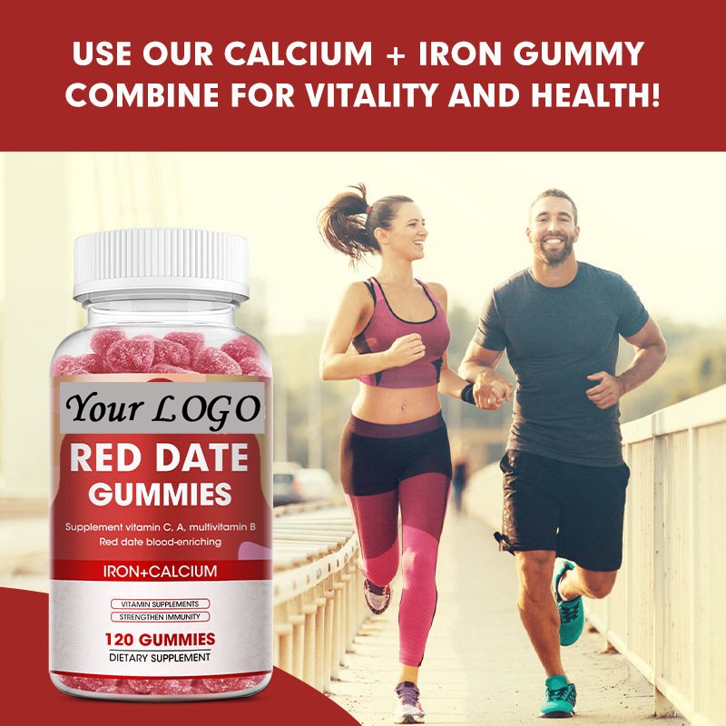 Iron Calcium Gummies Manufacturer - OEM Supplement with Vitamin