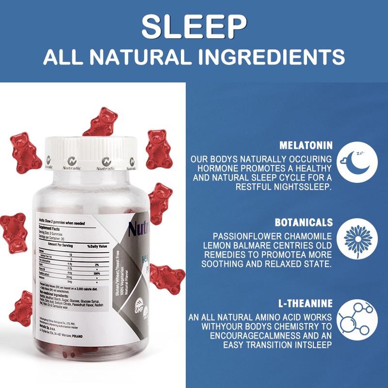 Sleep Gummies Manufacturer - OEM ODM Natural Organic Vitamin