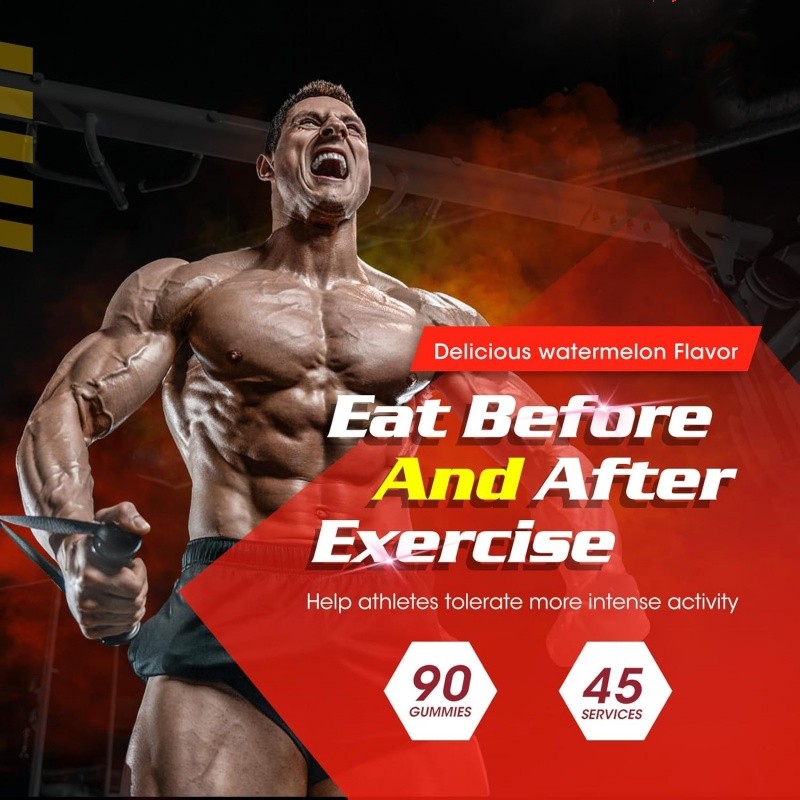 Creatine Gummies Manufacturer - Sugar Free Pre Workout Muscle