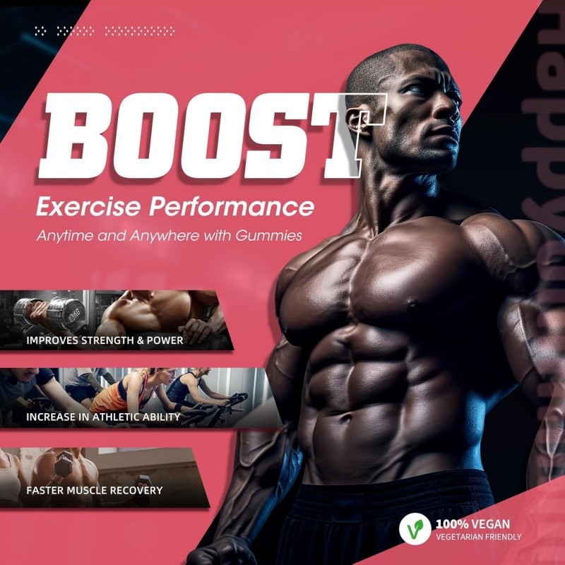 Creatine Monohydrate Gummies Manufacturer - Muscle Strength Energy Boost