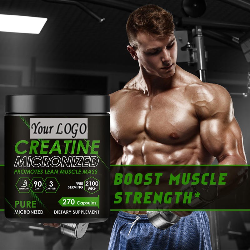 Creatine Monohydrate Capsules Manufacturer - 270pcs Energy Boost