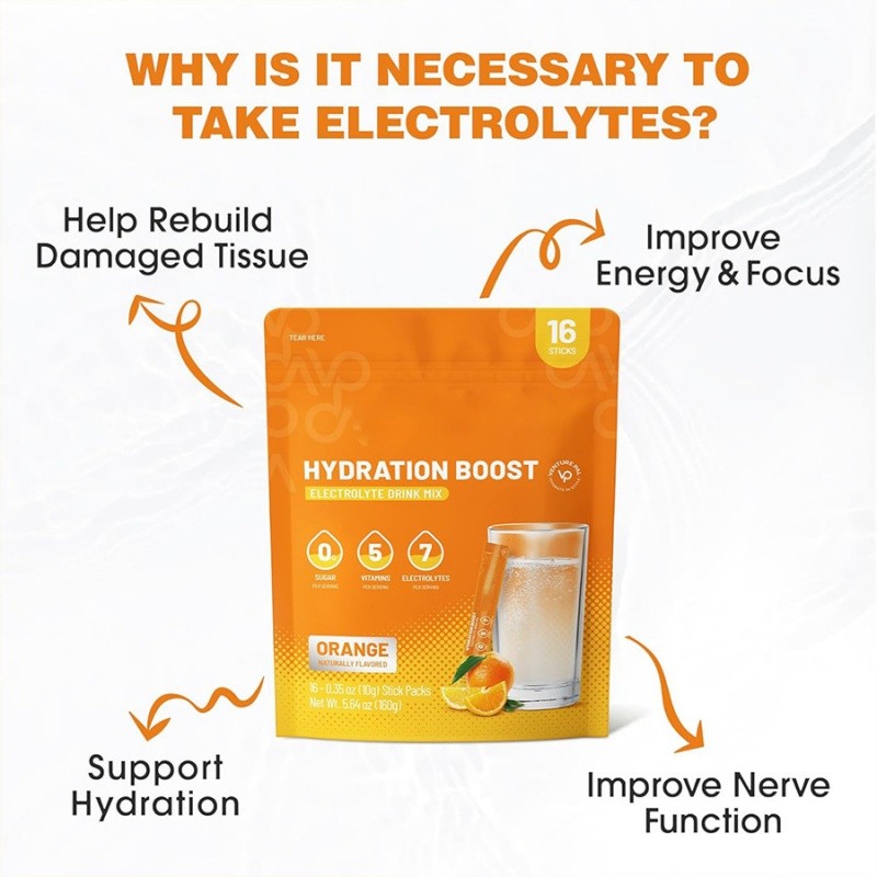 Electrolyte Drink Mix Manufacturer - Sugar Free Boost Endurance