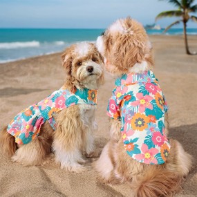 Pet Clothes Factory - Hawaii Summer Fashionable Shirt Dress