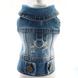 Teddy Dog Clothing Factory - All Seasons Wear Denim Vest
