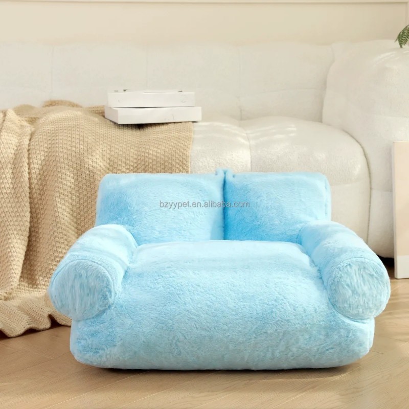 Pet Sofa Bed Manufacturer - Faur Fur Comfortable Removable Cover
