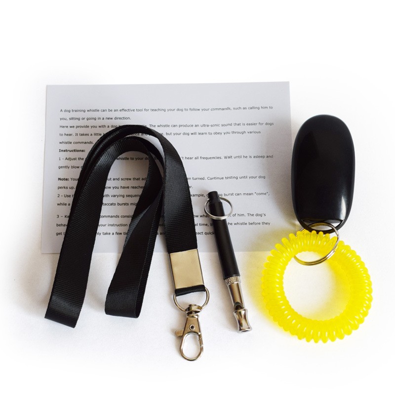 Pet Clicker Training Supplier - Whistle Clicker Set Stop Barking