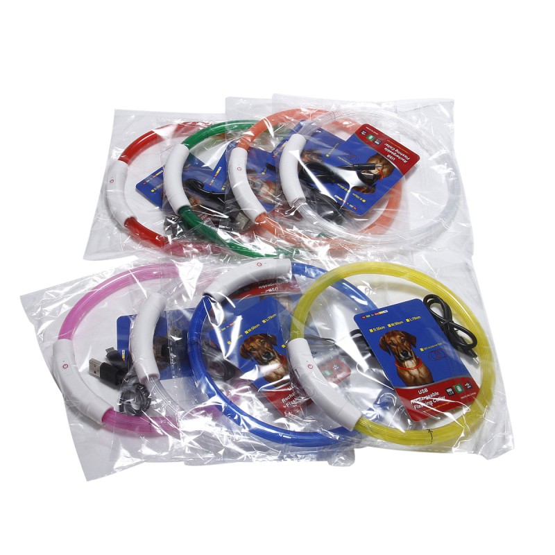 Pet Glow Collar Manufacturer - Rechargeable Night Walking Printed