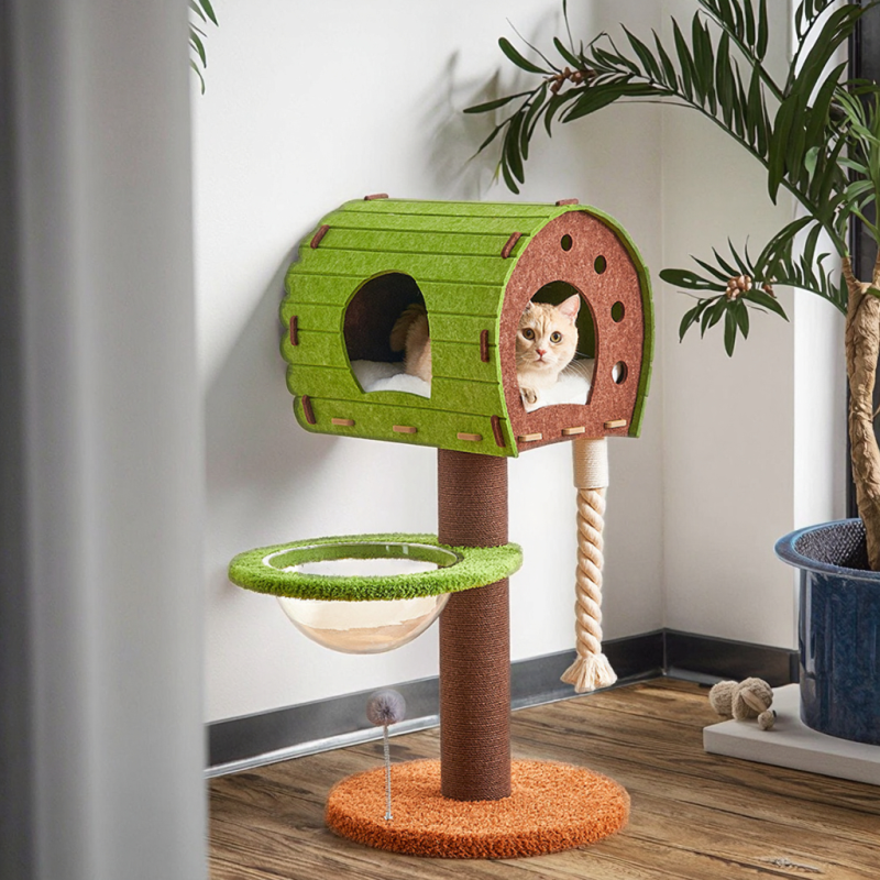 Cat Tree Manufacturer - Cute Postbox Design Eco-friendly Felt