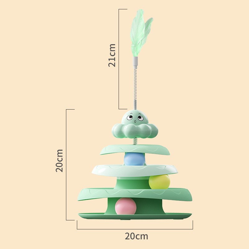 Cat Turntable Toy Supplier - New Style Octopus Self-Entertainment