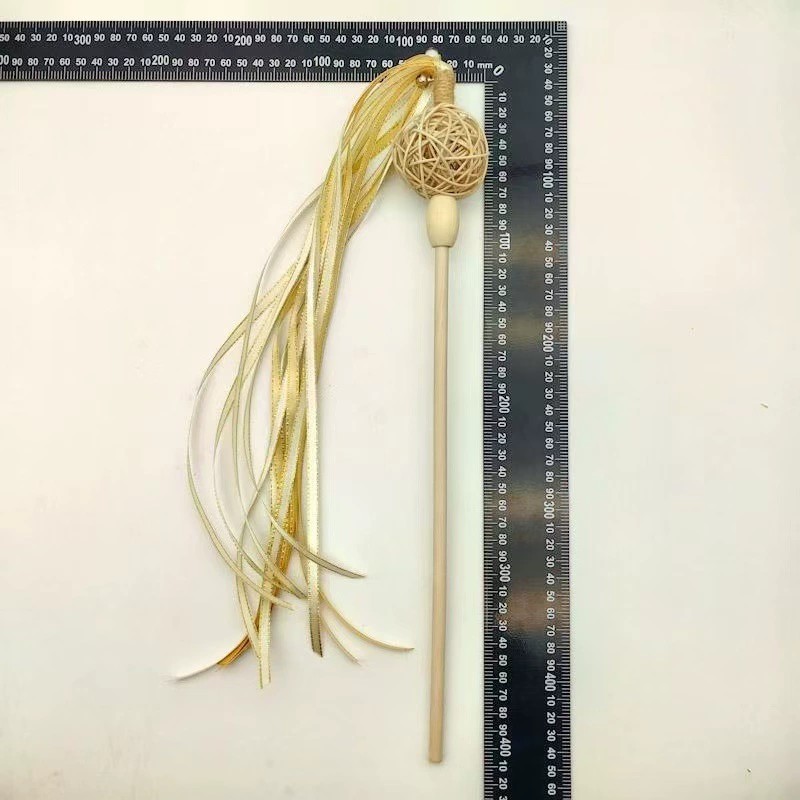 Cat Teaser Supplier - Eco-Friendly Natural Wood Kick Volleyball