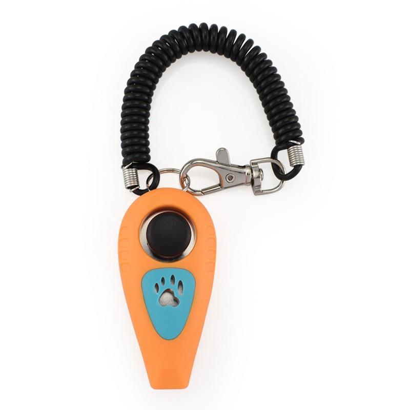 Pet Training Clicker Supplier - 2 in 1 Colorful ABS Whistle Strap