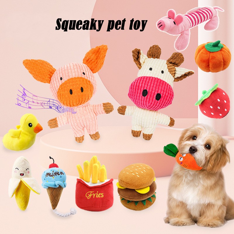 French Bulldogs Toys Manufacturer - Squeaky Plush Ball Ropes