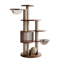 Cat Climbing Tree Factory - Modern Forest Large Ball Scratcher