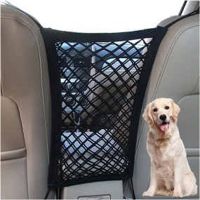 Pet Barrier with Bag Factory - Hot Selling Auto Safety Mesh Organizer Storage