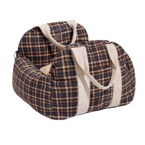 Brown Dog Car Seat Bed Manufacturer - Travel Carrier with Print Pattern Pet Bed
