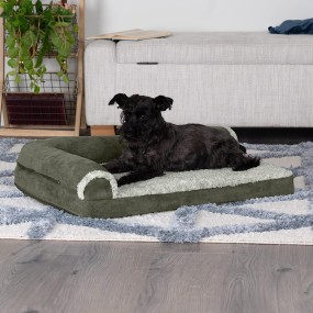 Cooling Gel Dog Bed Supplier - Extra Large Removable Bolsters Washable Cover