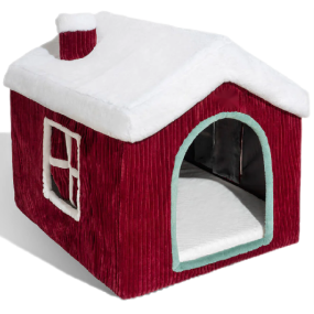 Dog House Supplier - Fashionable Christmas Cozy Snow House Warm Sponge