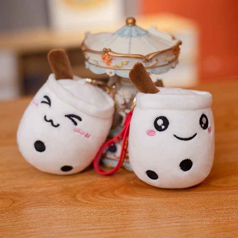 Boba Tea Keychain Manufacturer - Cute Kawaii 10cm Stuffed Animal Plush Doll