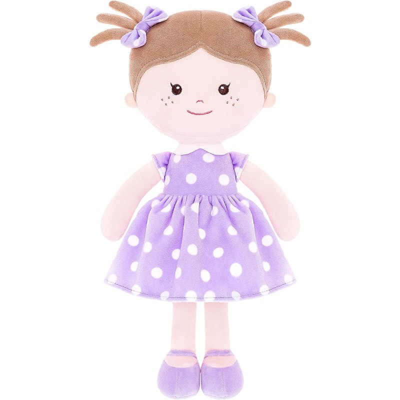 Fashion Girl Doll Manufacturer - Custom Cute Black Stuffed Doll Embroidered