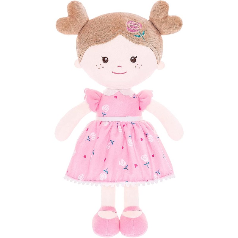 Fashion Girl Doll Manufacturer - Custom Cute Black Stuffed Doll Embroidered