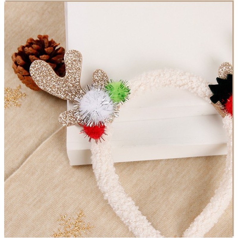 Elk Hairband Supplier - Wholesale Cute Kawaii Christmas Headband PP Cotton