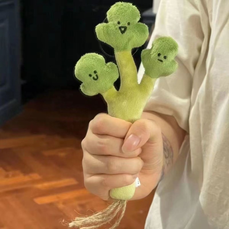 Vegetable Plush Pendant Manufacturer - Funny Coriander Realistic Backpack Keychain