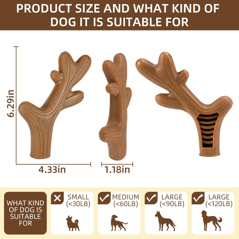 Dog Toothbrush Manufacturer - Organic Twist Stick Treats Comfortable Teeth Cleaning