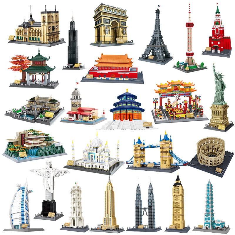DIY Building Blocks Supplier - New Neuschwanstein Assembly Famous Classic Model