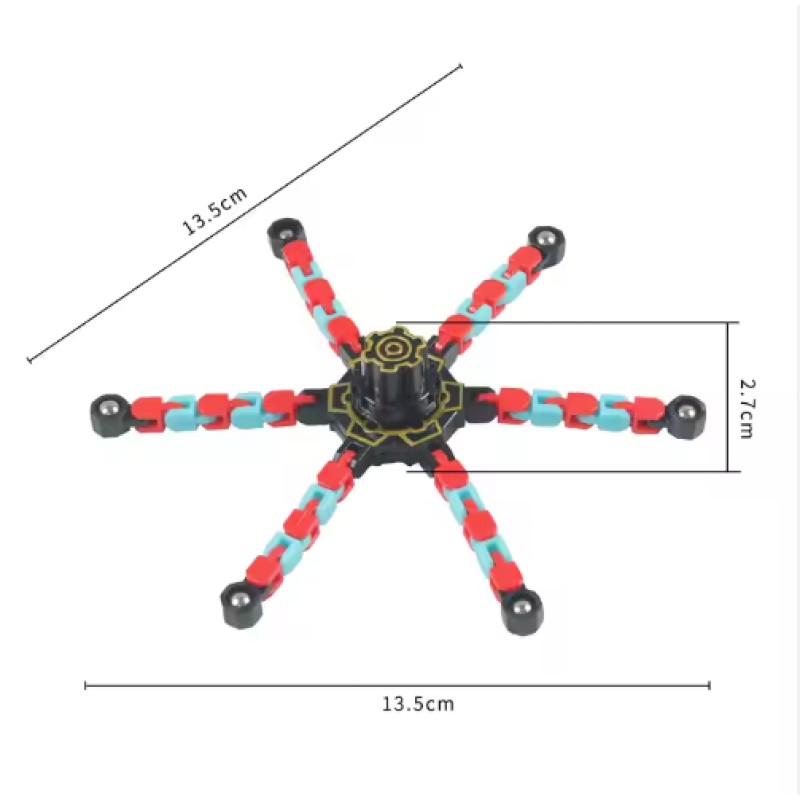 Gyro Toy Supplier - DIY Deformable Luminous Puzzle Mechanical Fingertips