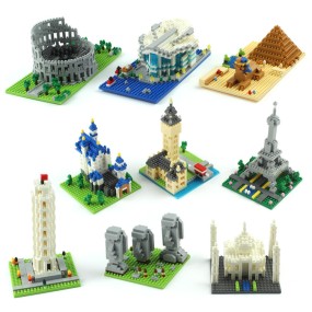 Micro Nano Block Supplier - New Party Favors Kids 8-12 Mini Famous Buildings