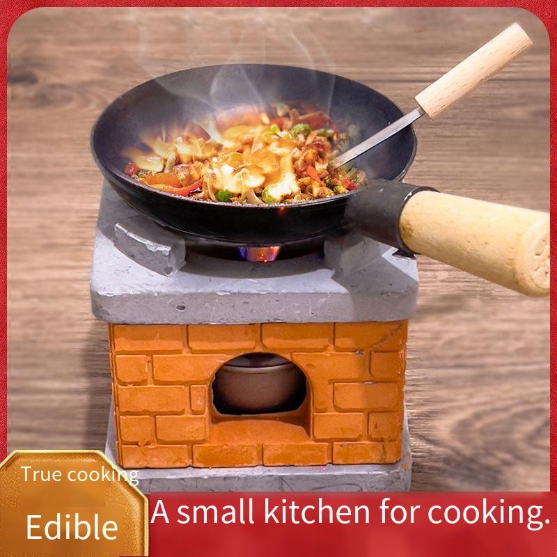 Mini Kitchen Toys Manufacturer - Home Cooking Really Boiled Wood Full Set Simulation