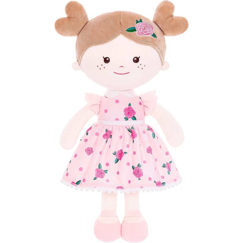 Fashion Girl Doll Manufacturer - Custom Cute Black Stuffed Doll Embroidered